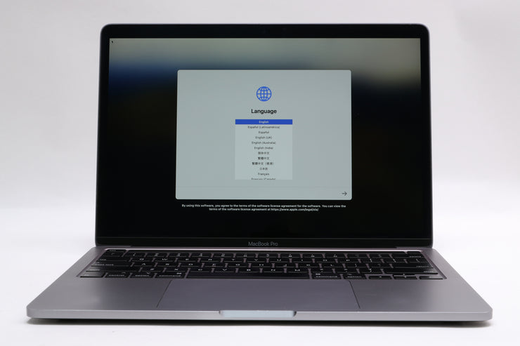 13" 2020, MacBook Pro, MWP42LL/A, i5-1038NG7, 16GB, 512GB SSD