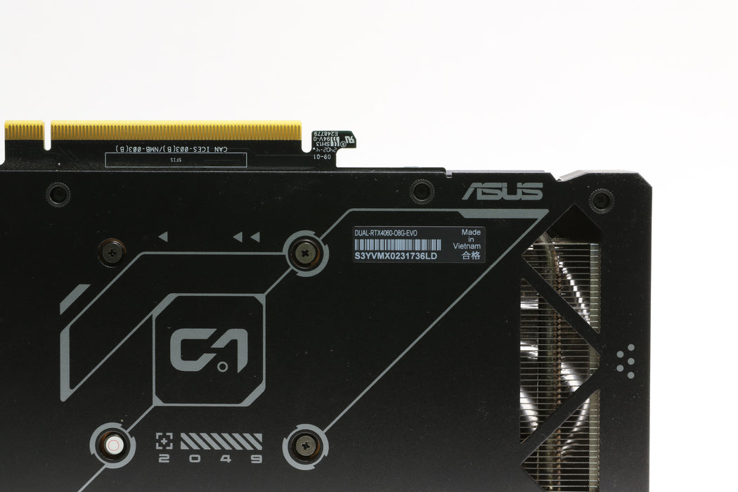 ASUS Dual GeForce RTX 4060 EVO OC Edition 8GB GDDR6 Graphics Card