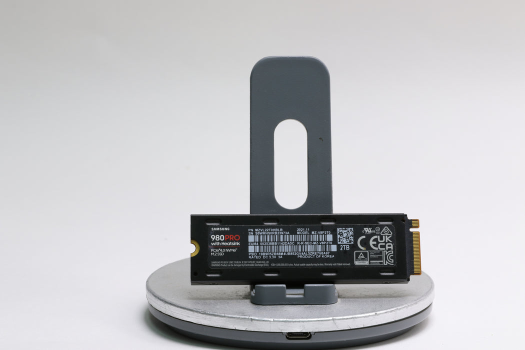Samsung 980 PRO with Heatsink 2TB PCIe 4.0 NVMe M.2 2280 SSD, 100% Health!