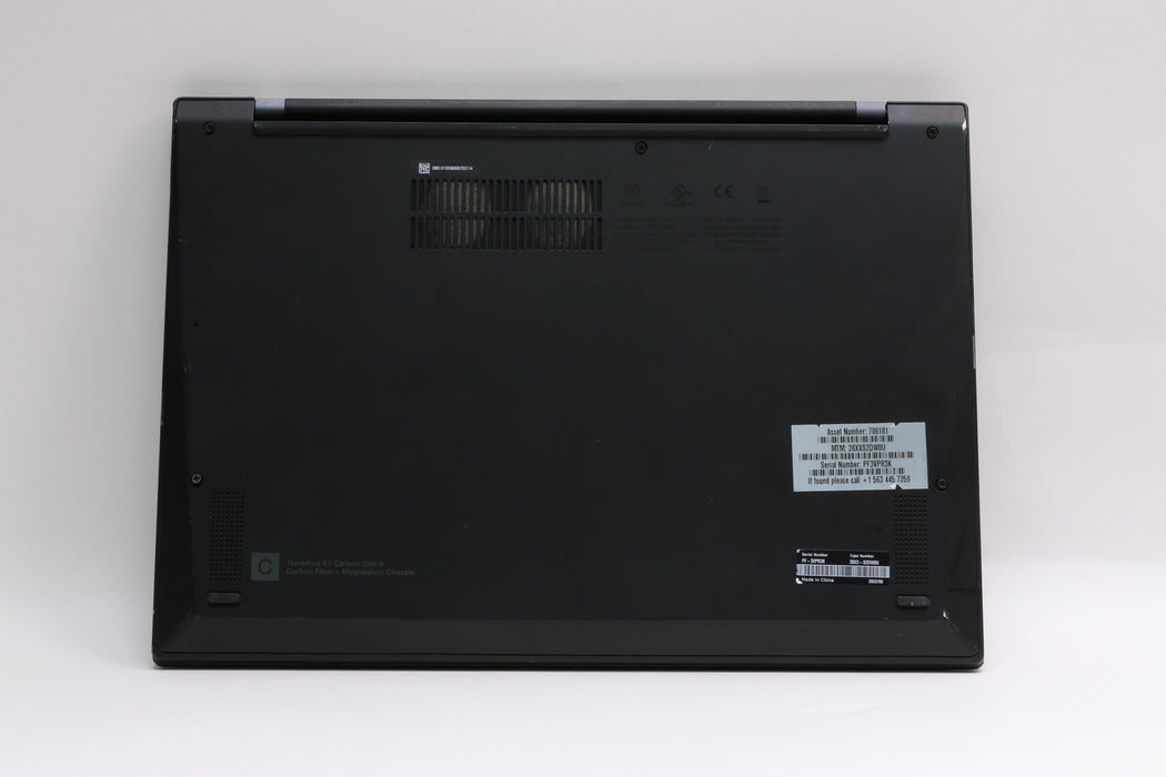14" Lenovo ThinkPad X1 Carbon Gen 9, i7-1185G7, 16GB, 512GB SSD, Touchscreen