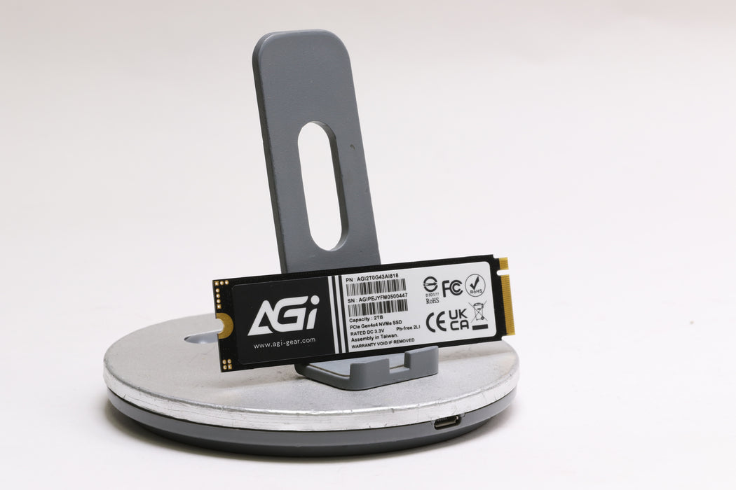 AGI AI818 2TB PCIe Gen4 x4 NVMe M.2 2280 SSD, 100% Health