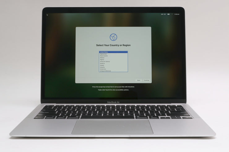 13" 2020, MacBook Air, MWTC2LL/A, i5-1030NG7, 8GB, 512GB SSD