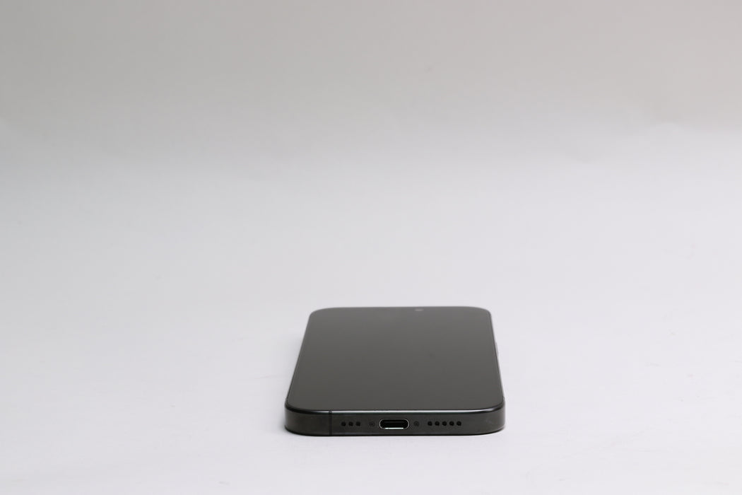 Apple iPhone 15 Pro, 128GB, Unlocked, Black Titanium, MTQM3LL/A