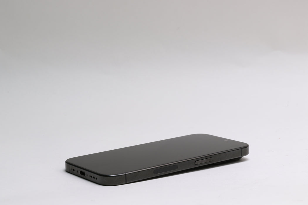 Apple iPhone 15 Pro, 128GB, Unlocked, Black Titanium, MTQM3LL/A