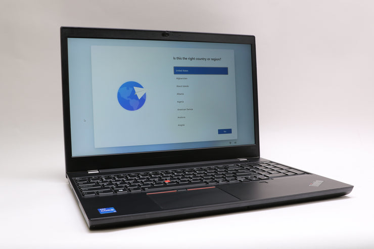 15.6" Lenovo ThinkPad P15v Gen 2i, i7-11800H, 16GB, 512GB SSD, NVIDIA T600