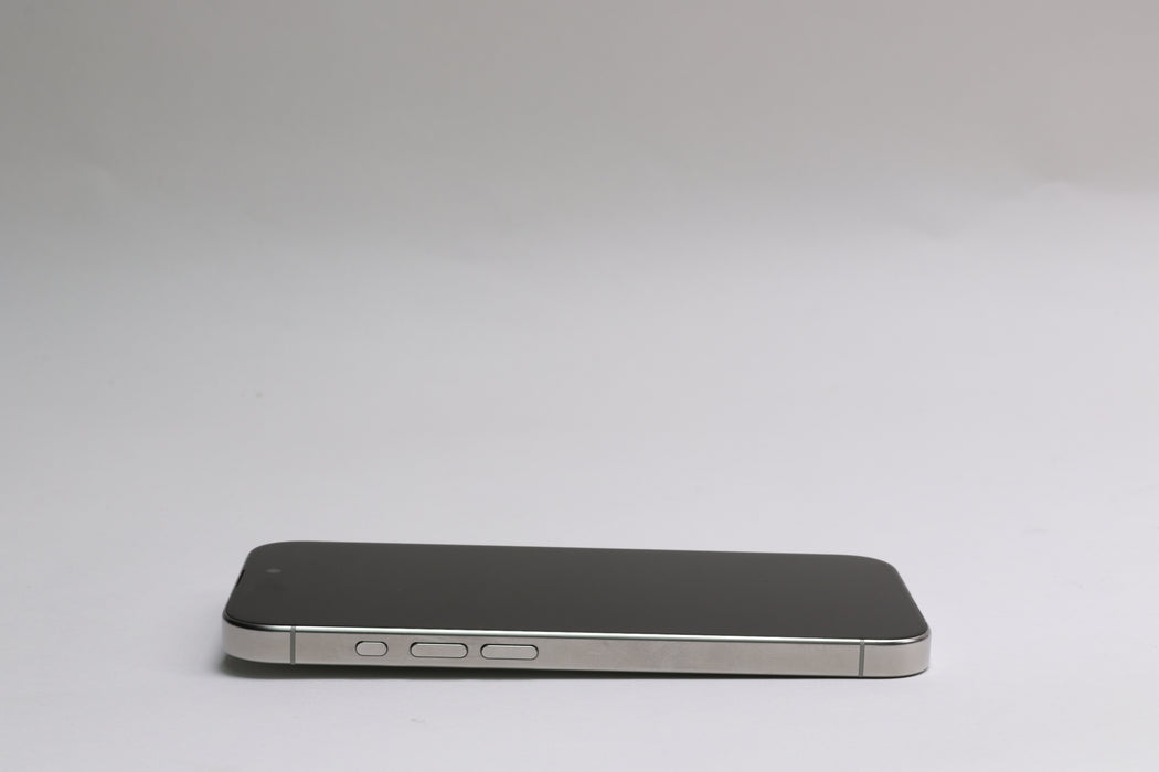 Apple iPhone 15 Pro, 256GB, Unlocked, White Titanium, MTQT3LL/A