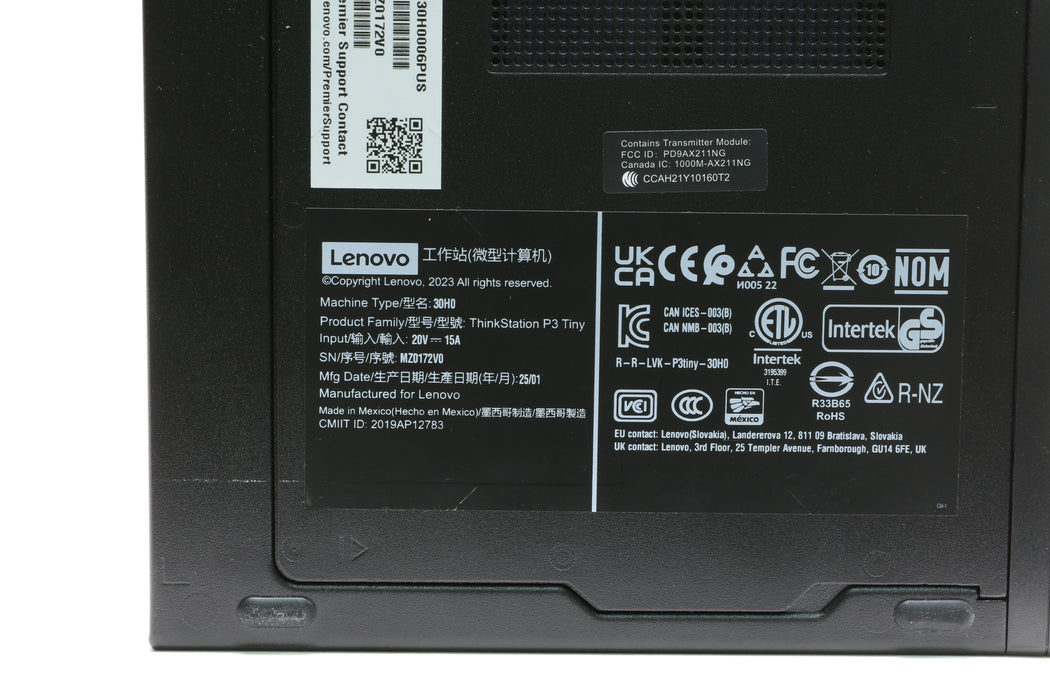 Lenovo ThinkStation P3 Tiny, i7-14700, 32GB, 512GB SSD, NVIDIA T1000
