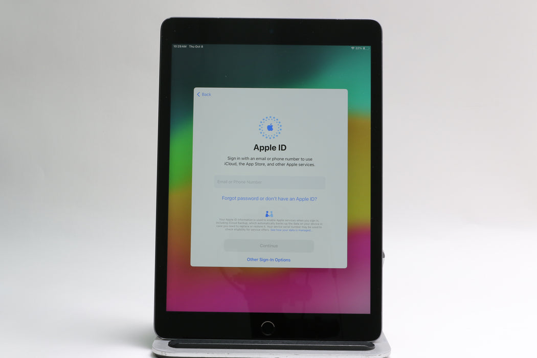 10.2" Apple iPad 9th Gen, 64GB, Wi-Fi Only, Space Gray, MK2K3LL/A