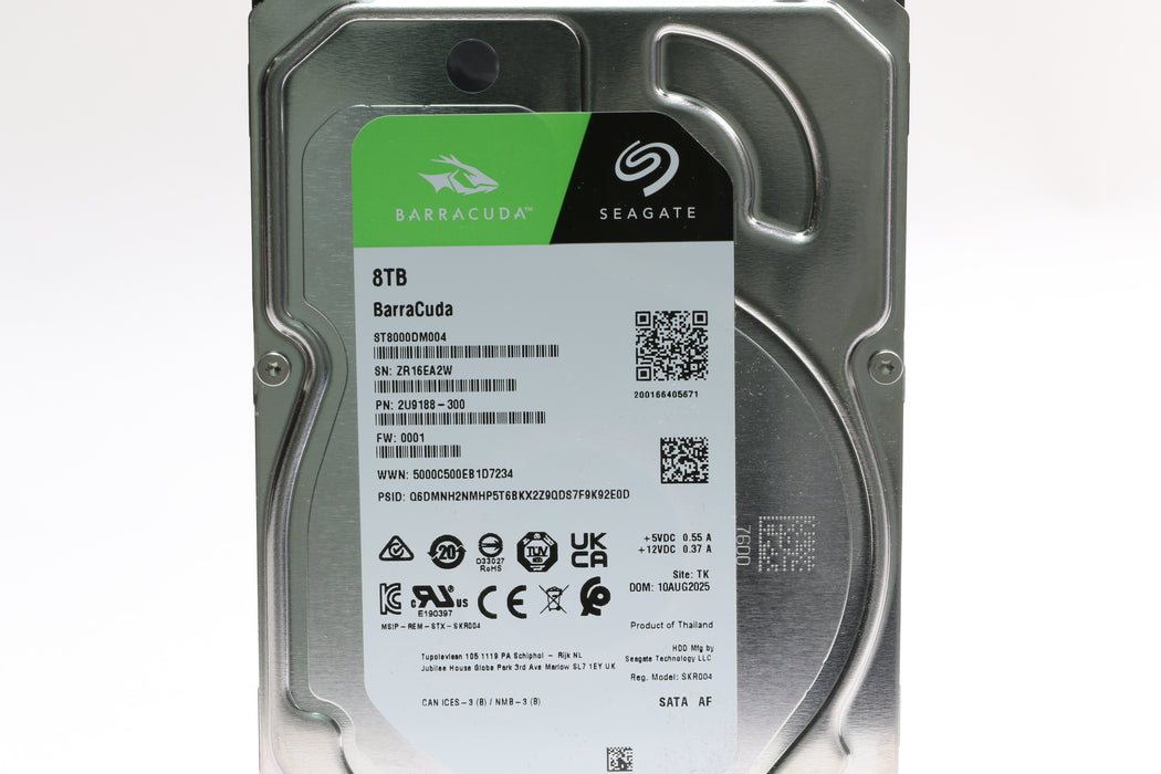 Seagate BarraCuda 8TB SATA III 3.5 in Hard Drive