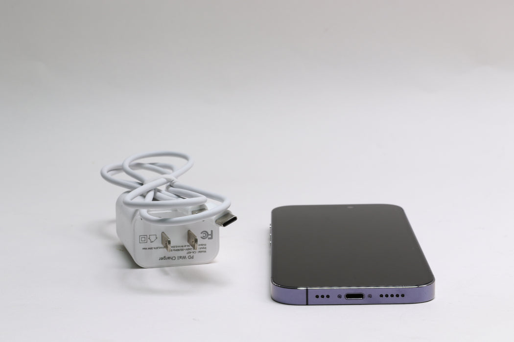 Apple iPhone 14 Pro, 128GB, Unlocked, Deep Purple, MQ0E3LL/A