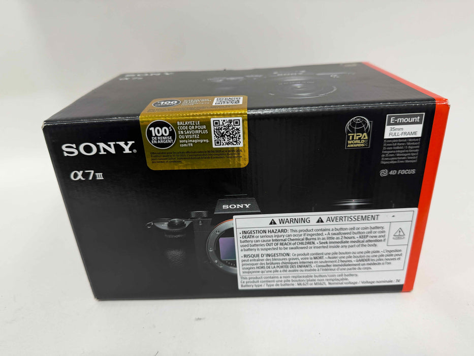 Sony Alpha a7 III 24.2MP Mirrorless Camera w/ FE28-70mmf/3.5-5.6OSS Lens