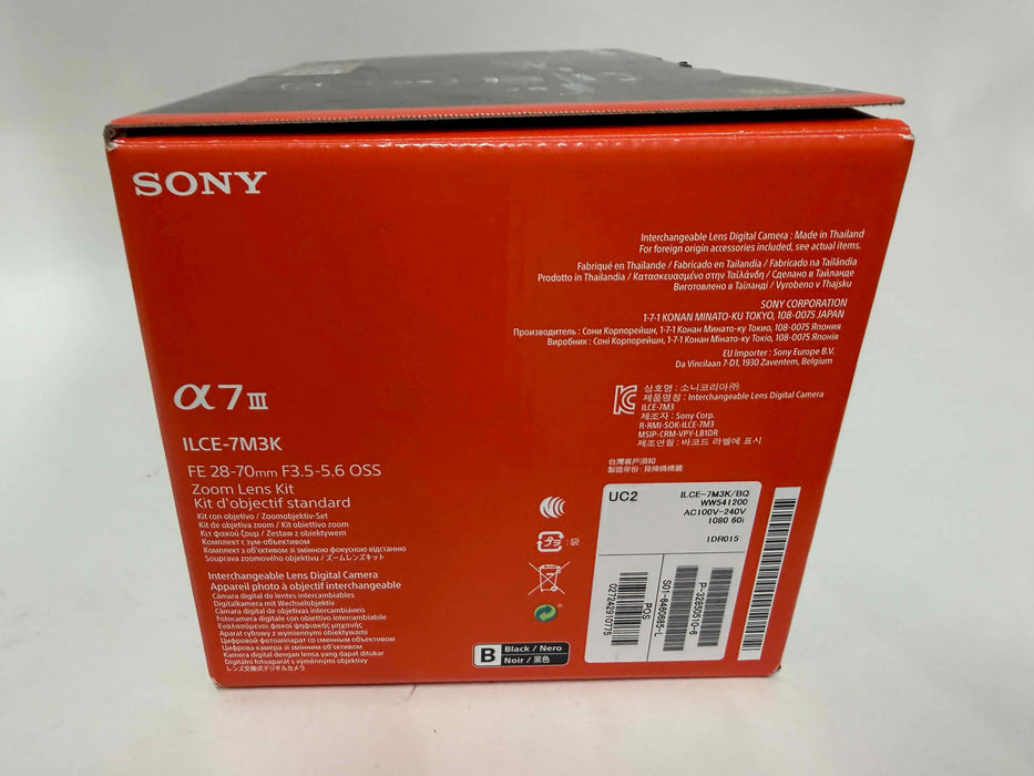 Sony Alpha a7 III 24.2MP Mirrorless Camera w/ FE28-70mmf/3.5-5.6OSS Lens
