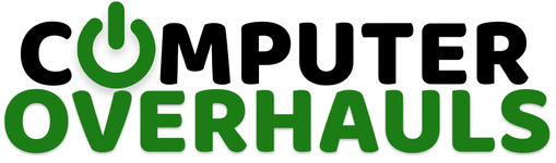 Computer Overhauls logo, transparent background