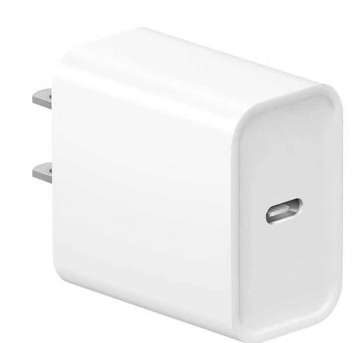 20W iPhone Fast Charger with USB-C to USB-C Charging Cable for iPhone 15, 16, 17, Air