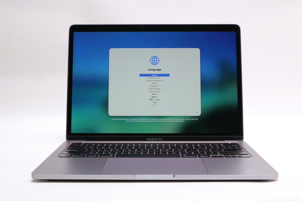 13" WQHD 2020, MacBook Pro, MYD82LL/A, Apple M1, 8GB, 256GB SSD, 8C