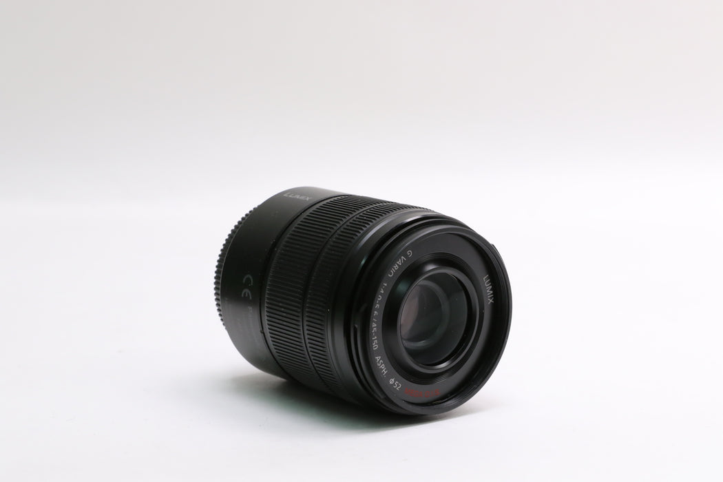 Panasonic Lumix G Vario 45-150mm f/4-5.6 MEGA O.I.S Lens w/ Hood, Filter, Caps!