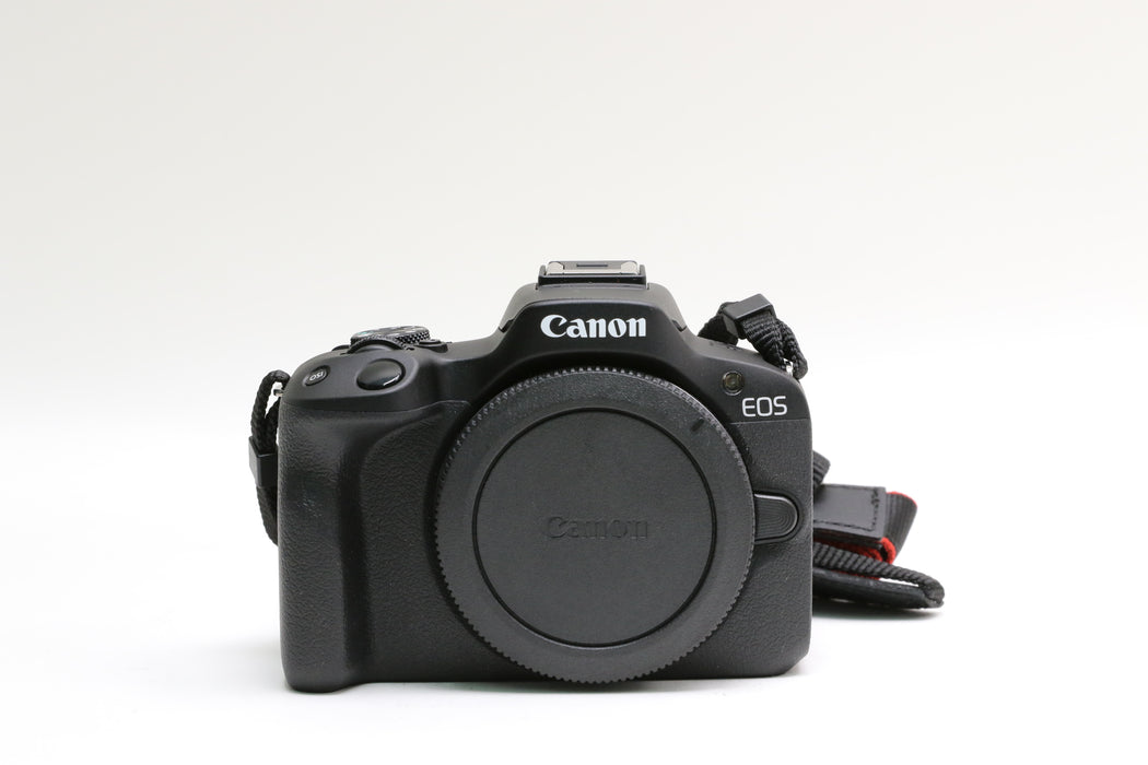 Canon EOS R50 Camera w/ 18-45mm Lens, DM-E100 Mic, Canon Tripod, BR-E1 Remote!