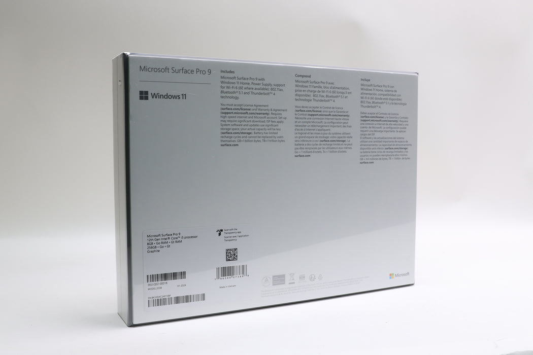 Brand New! 13" Microsoft Surface Pro 9, i5-1235U, 8GB, 256GB, Touch, Device Only