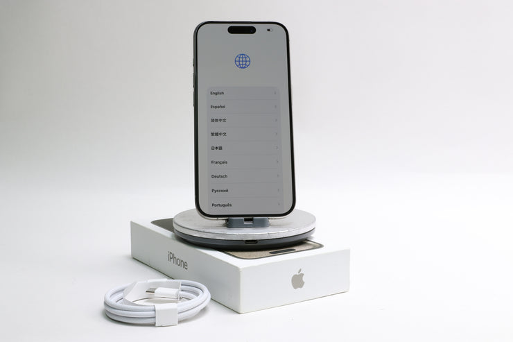 Apple iPhone 15 Pro, 1TB, Unlocked, Natural Titanium, MTU53LL/A