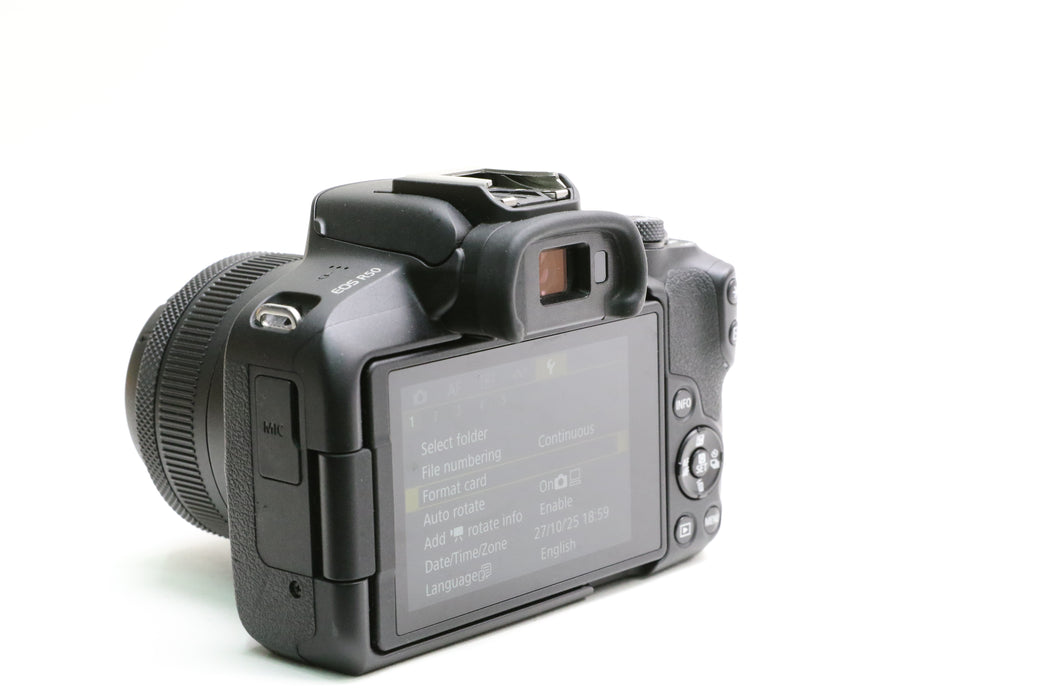 Canon EOS R50 Camera w/ Canon RF-S 18-45mm f/4.5-6.3 Lens, Low Shutter Count!