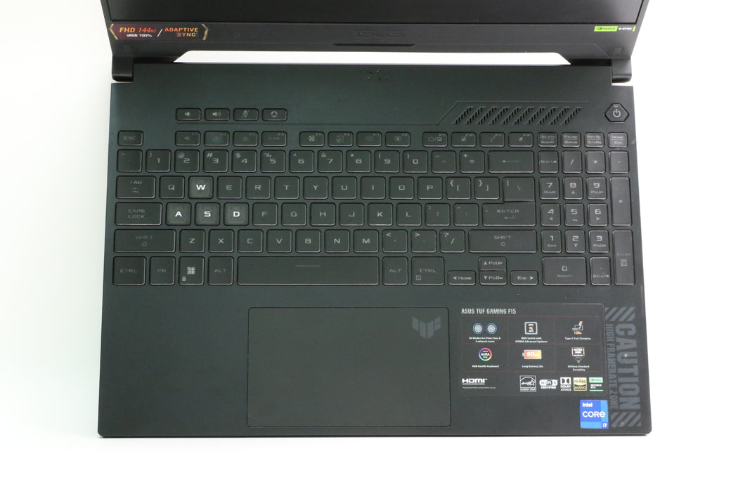 16" Asus Tuf Gaming F15 Fx507zi, i7-12700H, 16GB, 1TB SSD, RTX 4070
