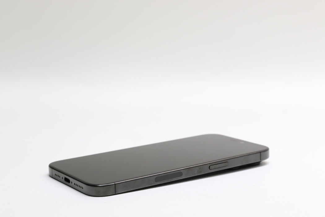 iPhone 15 Pro Max, 256GB, T-Mobile, Black Titanium, MU663LL/A