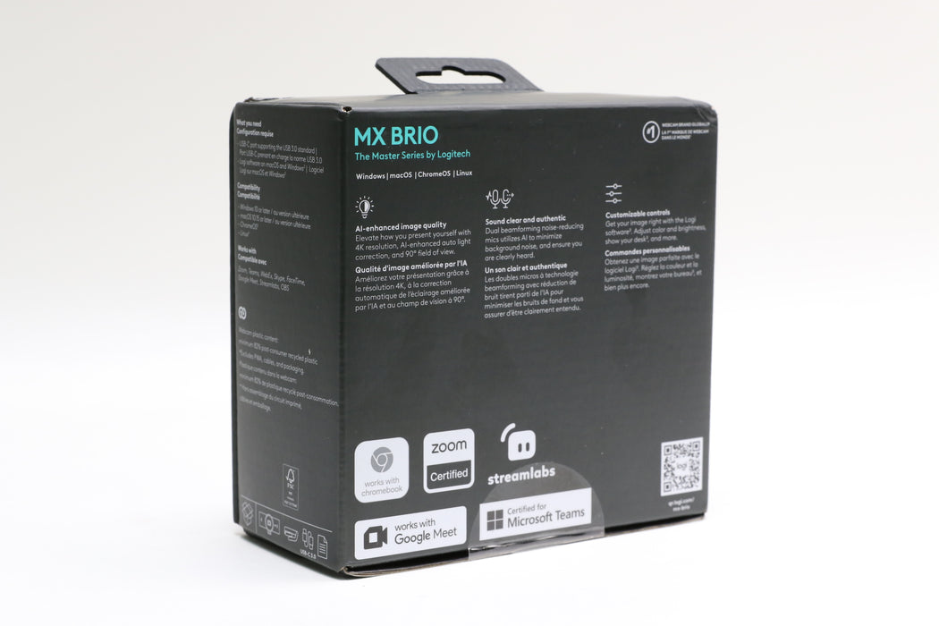 Brand New! Logitech MX Brio Ultra HD 4K Webcam