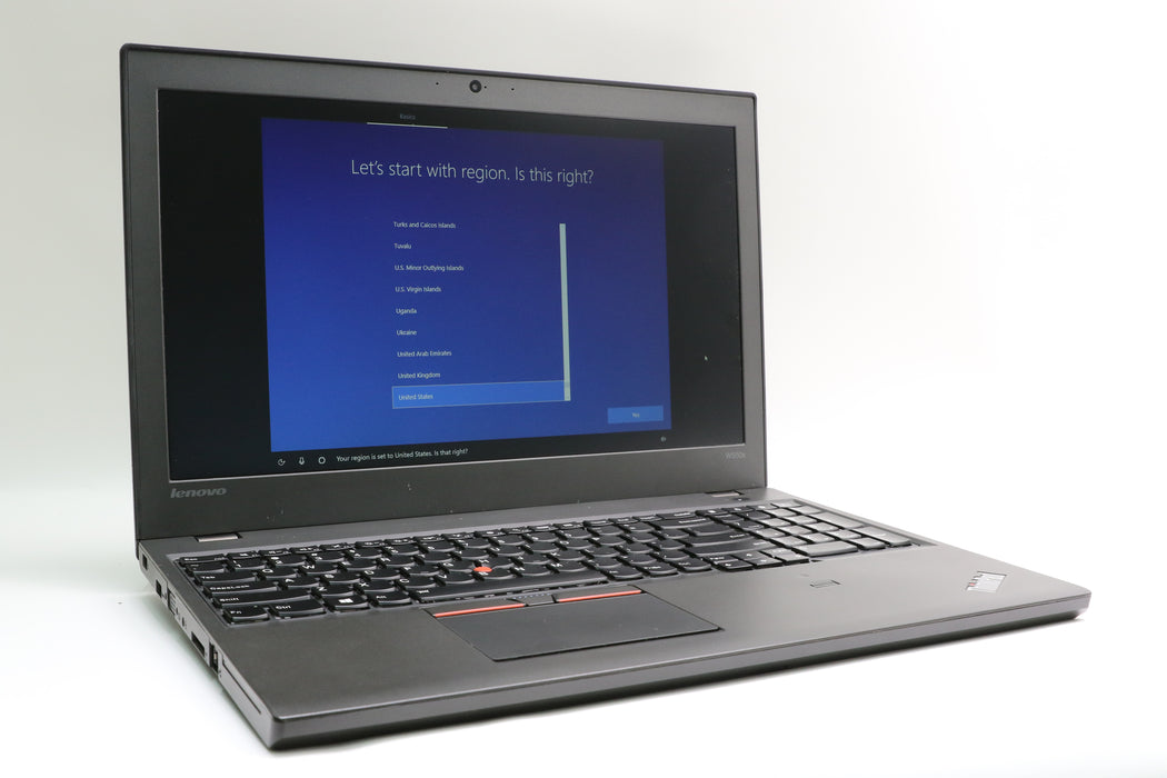 15.6" Lenovo, ThinkPad W550s, i7-5500U 2.40GHz, 16GB, 500GB HDD, Quadro K620M