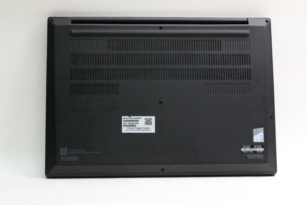16" Lenovo Thinkpad P1 Gen 4i, i7-11850H, 32GB, 1TB SSD, NVIDIA RTX A2000