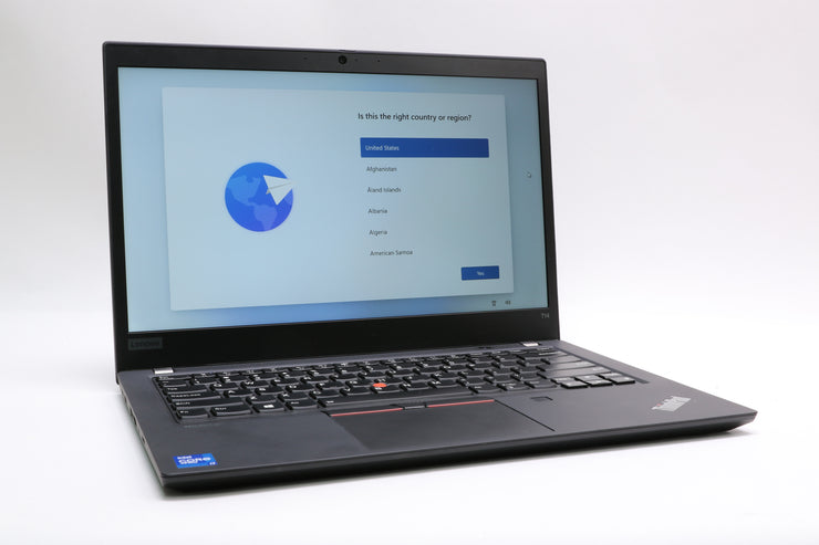 14" Lenovo Thinkpad T14 Gen 2i, i7-1185G7, 48GB, 512GB, 100% Battery!