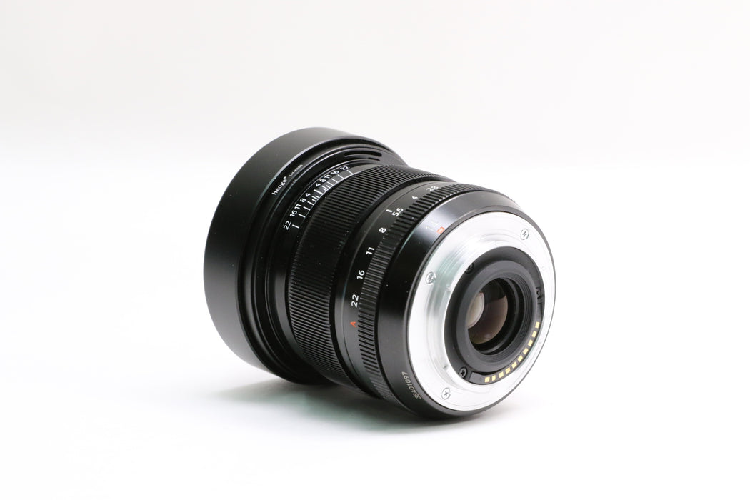 Fujifilm Fujinon XF 14mm f/2.8 R Lens w/ Haoge LH-X33B Lens Hood!