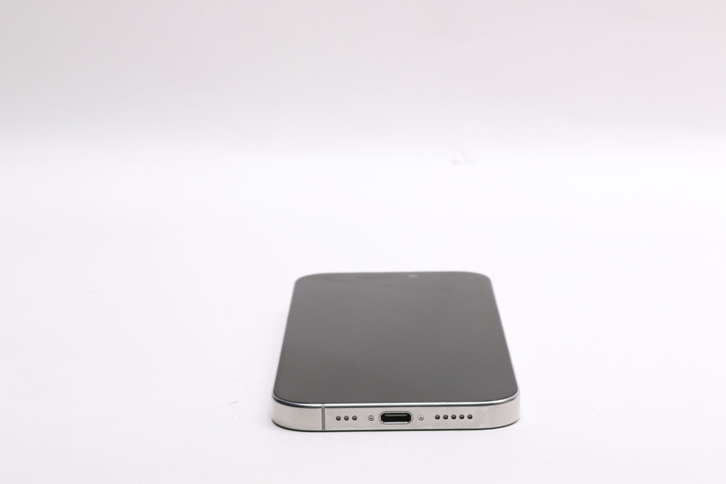 Apple iPhone 16 Pro, 256GB, Unlocked, White Titanium, MYMH3LL/A