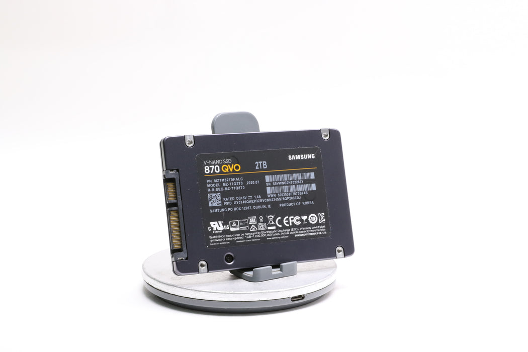 Samsung 870 QVO 2TB SATA III 2.5-in SSD, 99% Health!