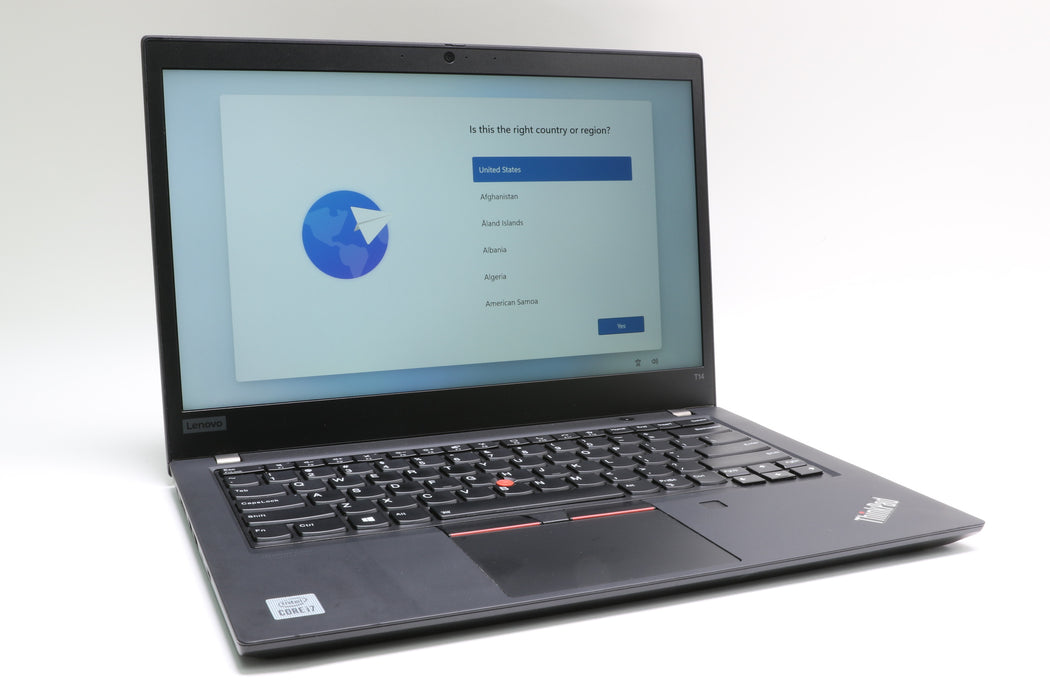 14" Lenovo ThinkPad T14 Gen 1, i7-10510U, 48GB, 512GB SSD