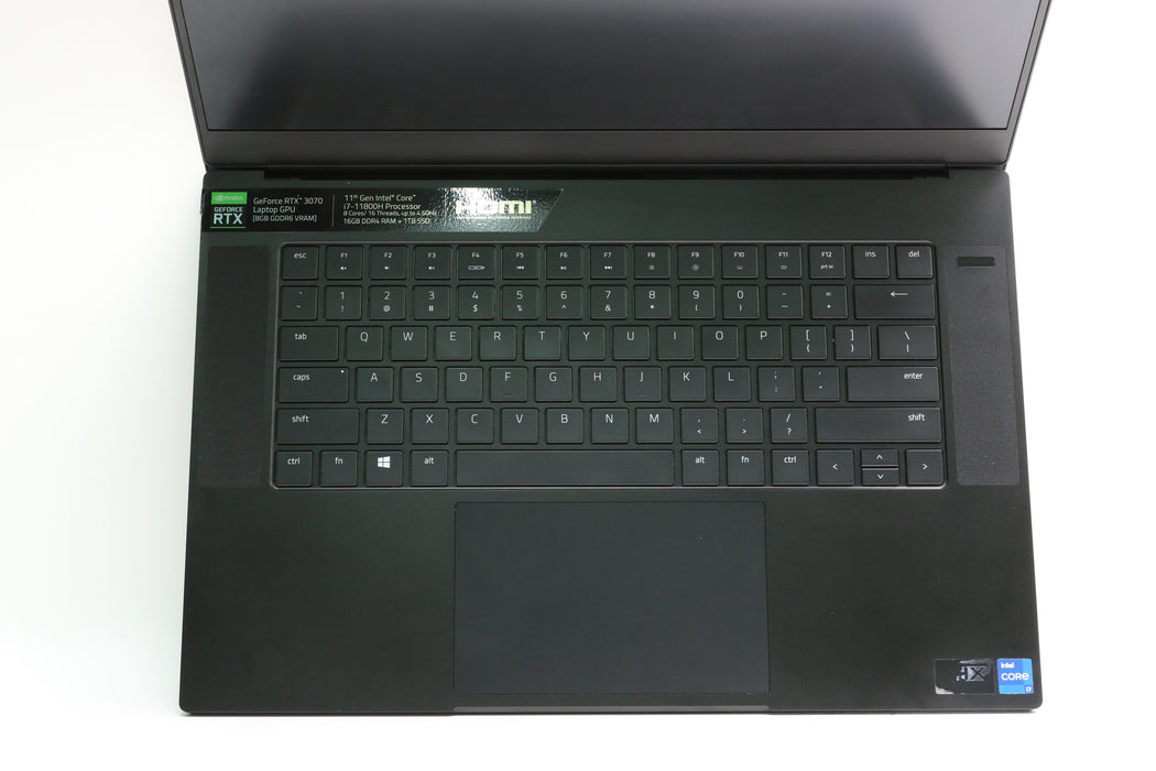 100%BATT 15" QHD Razer Blade 15 Advanced, i7-11800H, 40GB, 1TB, RTX 3070