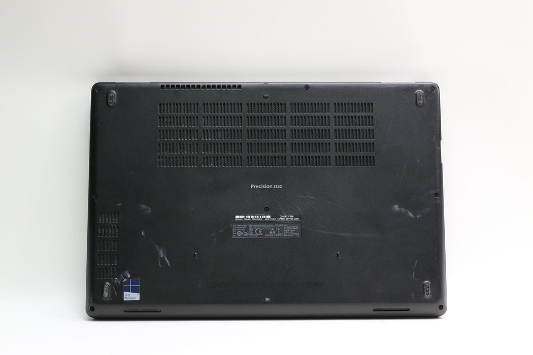 15.6" Dell, Precision 3520, i7-7700HQ 2.80GHz, 16GB, 256GB SSD, Quadro M620