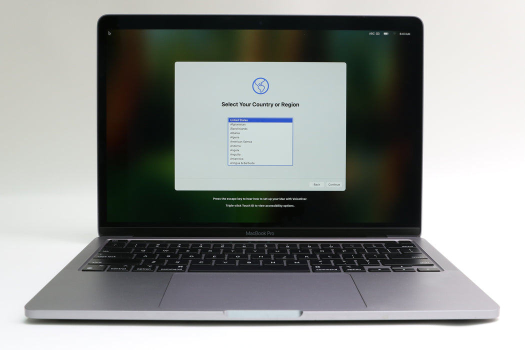 13" 2020, MacBook Pro, MYD82LL/A, Apple M1, 8GB, 256GB SSD, 8C
