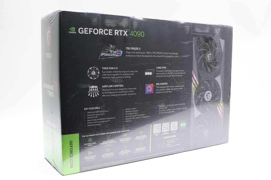 Brand New! New Sealed! MSI Nvidia Geforce RTX 4090 Gaming X Trio 24GB, 912-V510-253