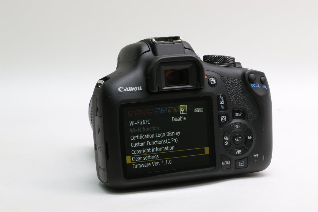 Canon EOS Rebel T7 Camera w/ Canon 18-55mm Lens, Very Low Shutter Count of 707!
