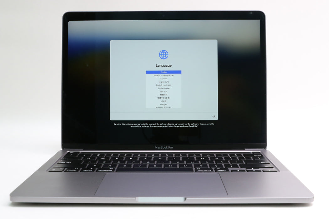 13" QHD+ 2020, MacBook Pro, MYD82LL/A, Apple M1, 8GB, 256GB SSD, 8C