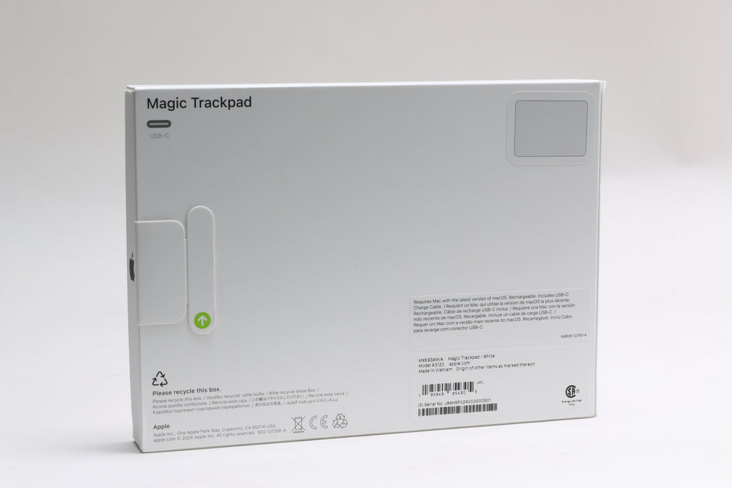 New! Apple Magic Trackpad (USB-C) White, MXK93AM/A — photo 2 of 4