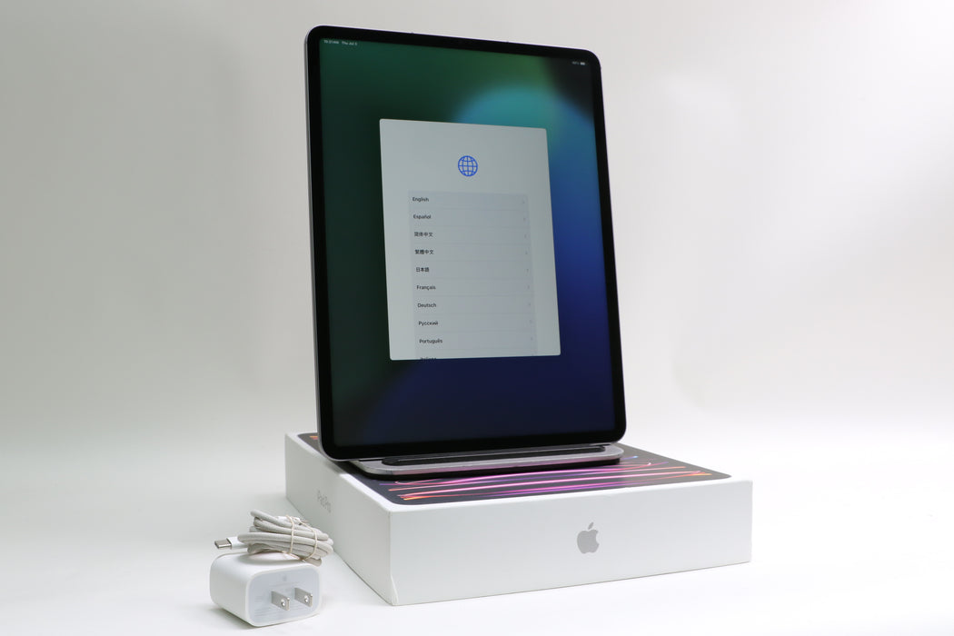 iPad Pro 6th Gen, 128GB, Unlocked, Space Gray, MP5X3LL/A 12.9”