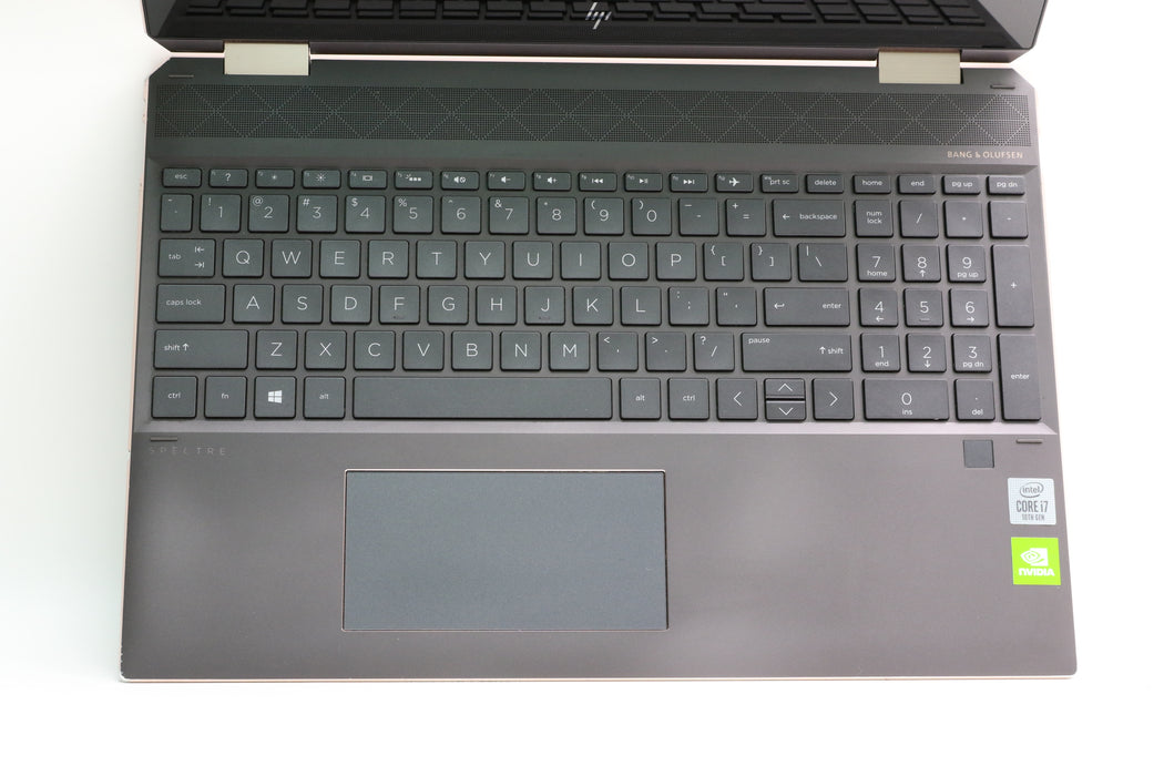 100%BATT 15.6" 4K UHD HP Spectre X360 15-df1033dx, i7-10510U, 16GB, 512GB, MX250