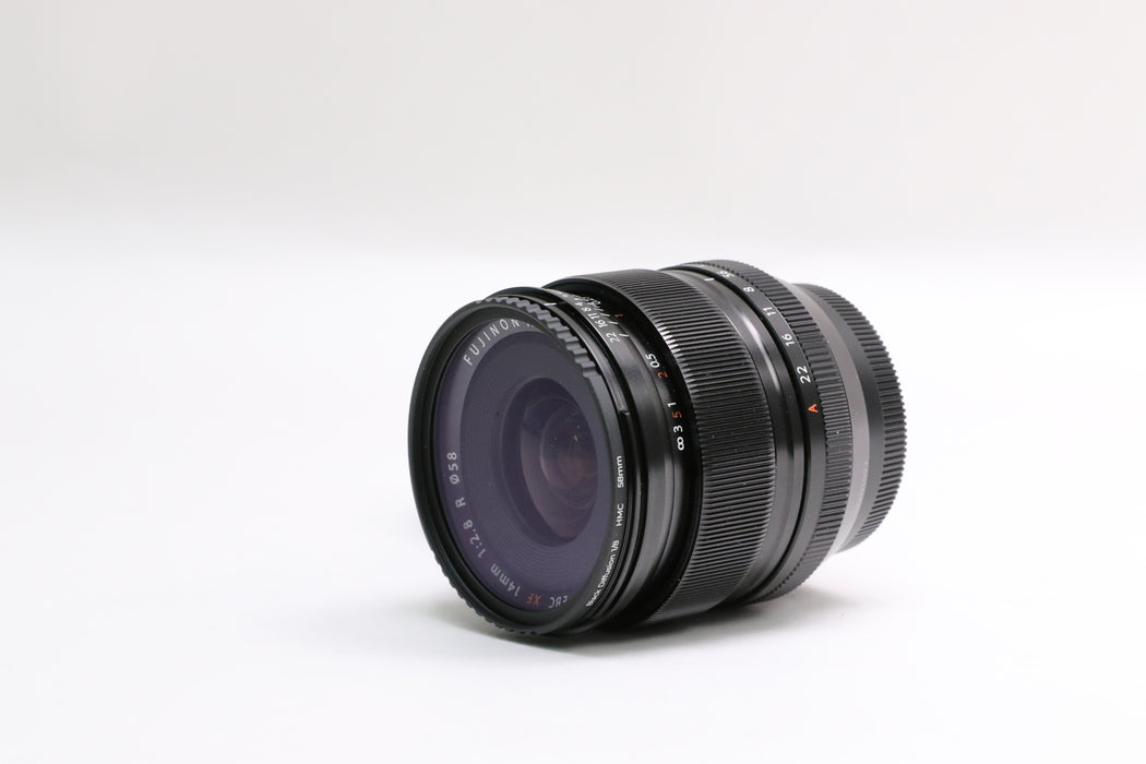 Fujifilm Fujinon XF 14mm f/2.8 R Lens w/ Haoge LH-X33B Lens Hood!
