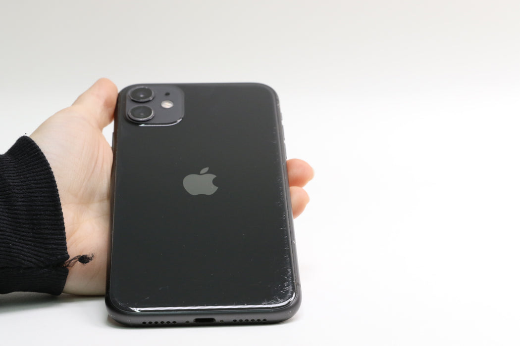 iPhone 11, 64GB, Unlocked, Black, MH8D3LL/A