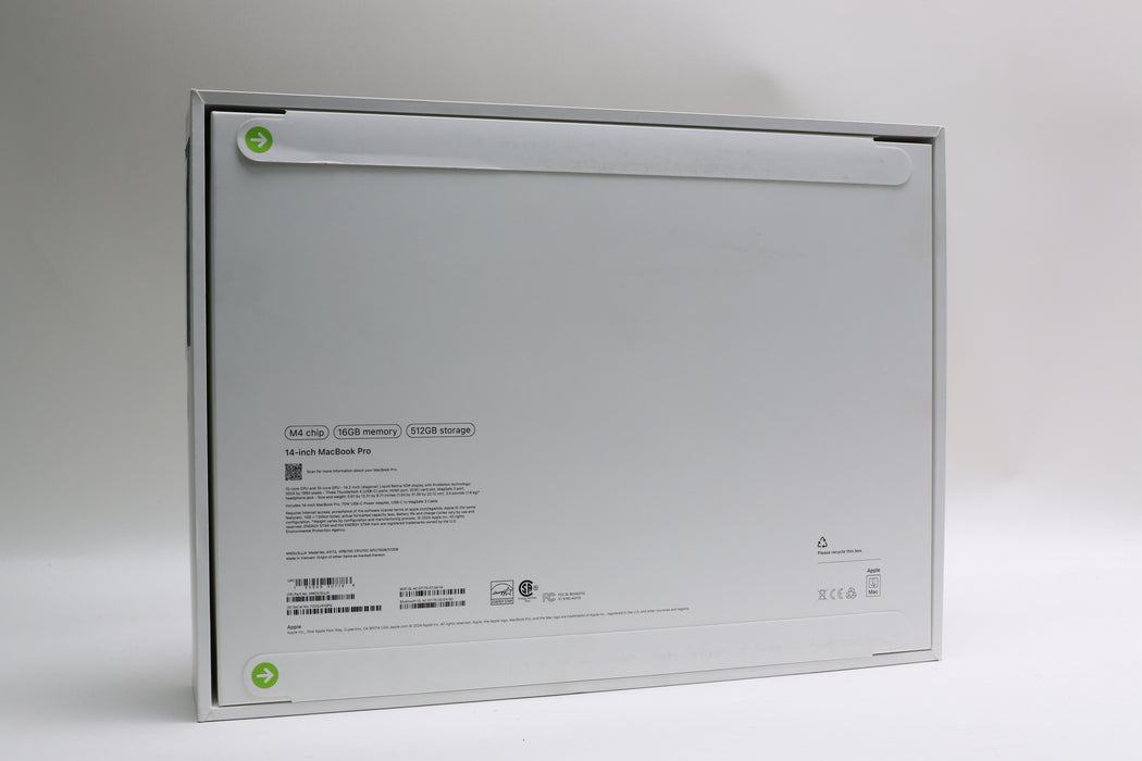 Brand New! 14" 2024, MacBook Pro, MW2U3LL/A, M4, 16GB, 512GB SSD, 10C