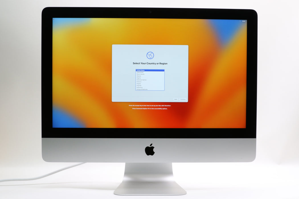 21.5" 2017, iMac, MNDY2LL/A, i5-7400, 16GB, 1TB Fusion Drive, Radeon Pro 555