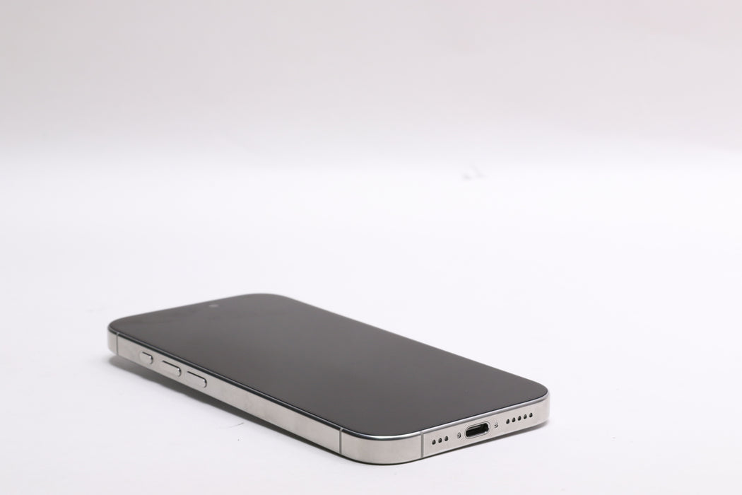 Apple iPhone 16 Pro, 256GB, Unlocked, White Titanium, MYMH3LL/A
