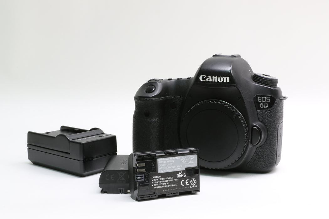 Canon EOS 6D Camera w/ Extra Batteries!