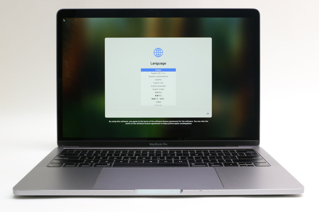 13" 2019, MacBook Pro, MXK62LL/A, i5-8257U, 8GB, 256GB SSD